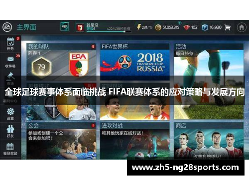 全球足球赛事体系面临挑战 FIFA联赛体系的应对策略与发展方向